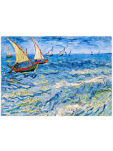Van Gogh Saintes-Maries’de Deniz Manzarası - Art Print
